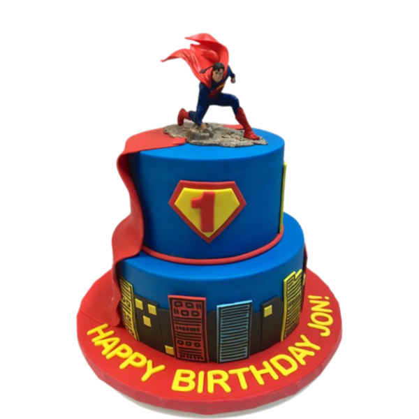 Superman Cake