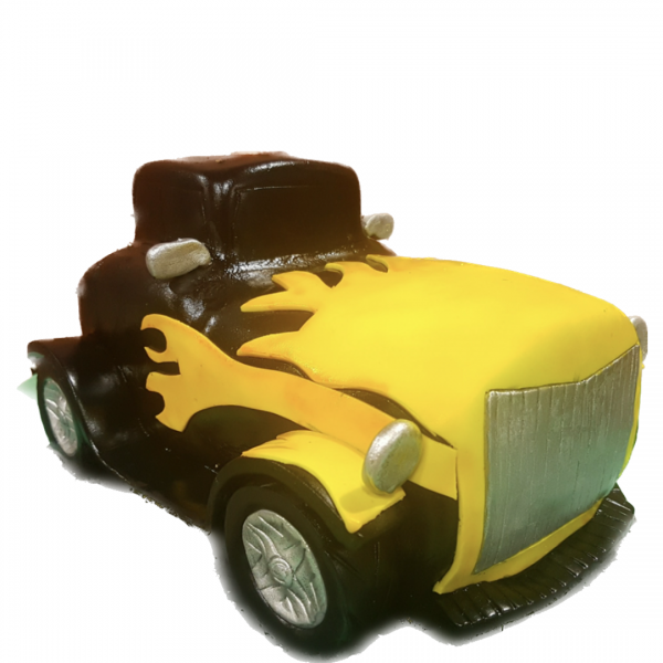 car truck hotrod birthday cake for boys