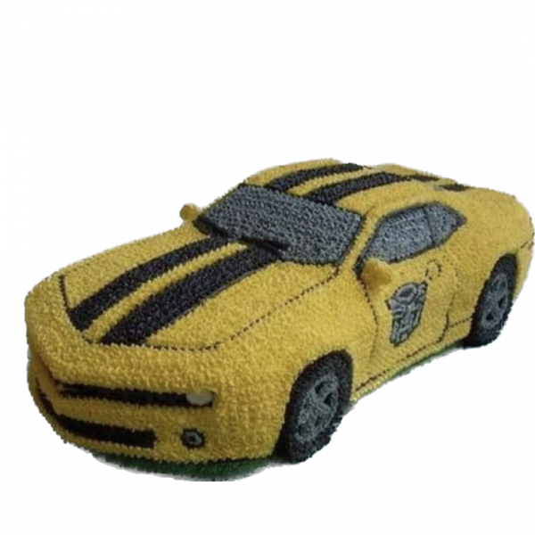 car yellow birthday cake for boys, car cake