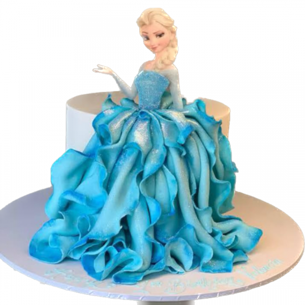 birthday cake for girls frozen, princess cake
