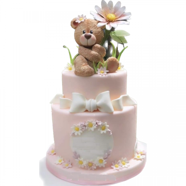 birthday cake for girls little bear