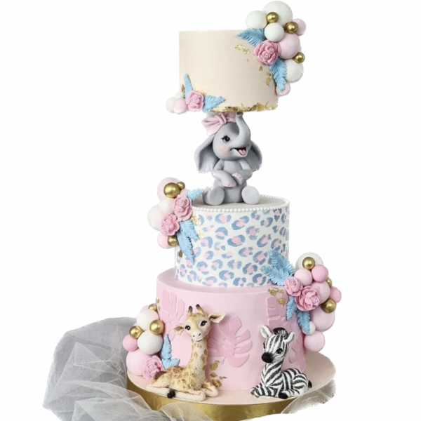 birthday cake for girls gravity animal cake
